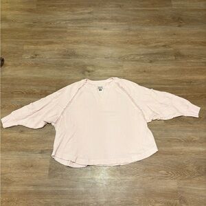 American Eagle Outfitters Light Pink Top